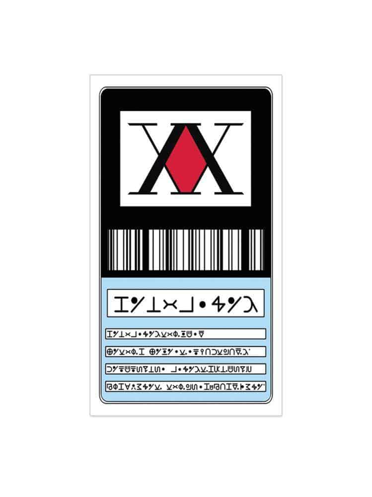 Anime Hunter License Sticker - ComicSense