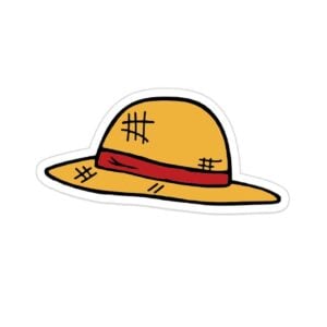 Anime Straw Hat Sticker - ComicSense