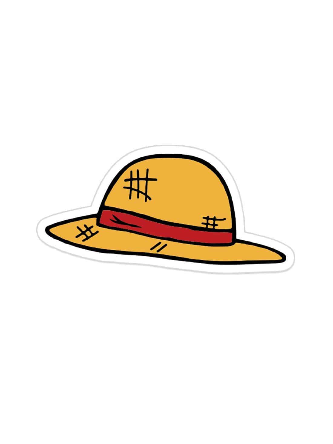 Anime Straw Hat Sticker - ComicSense