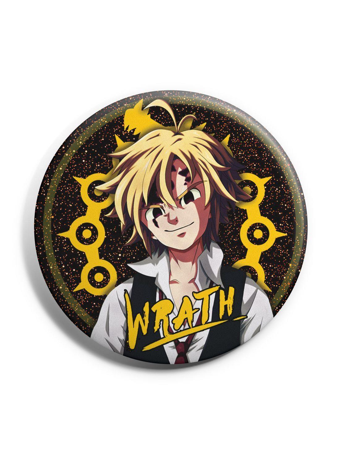 Anime Dragon Sin of Wrath Badge - ComicSense