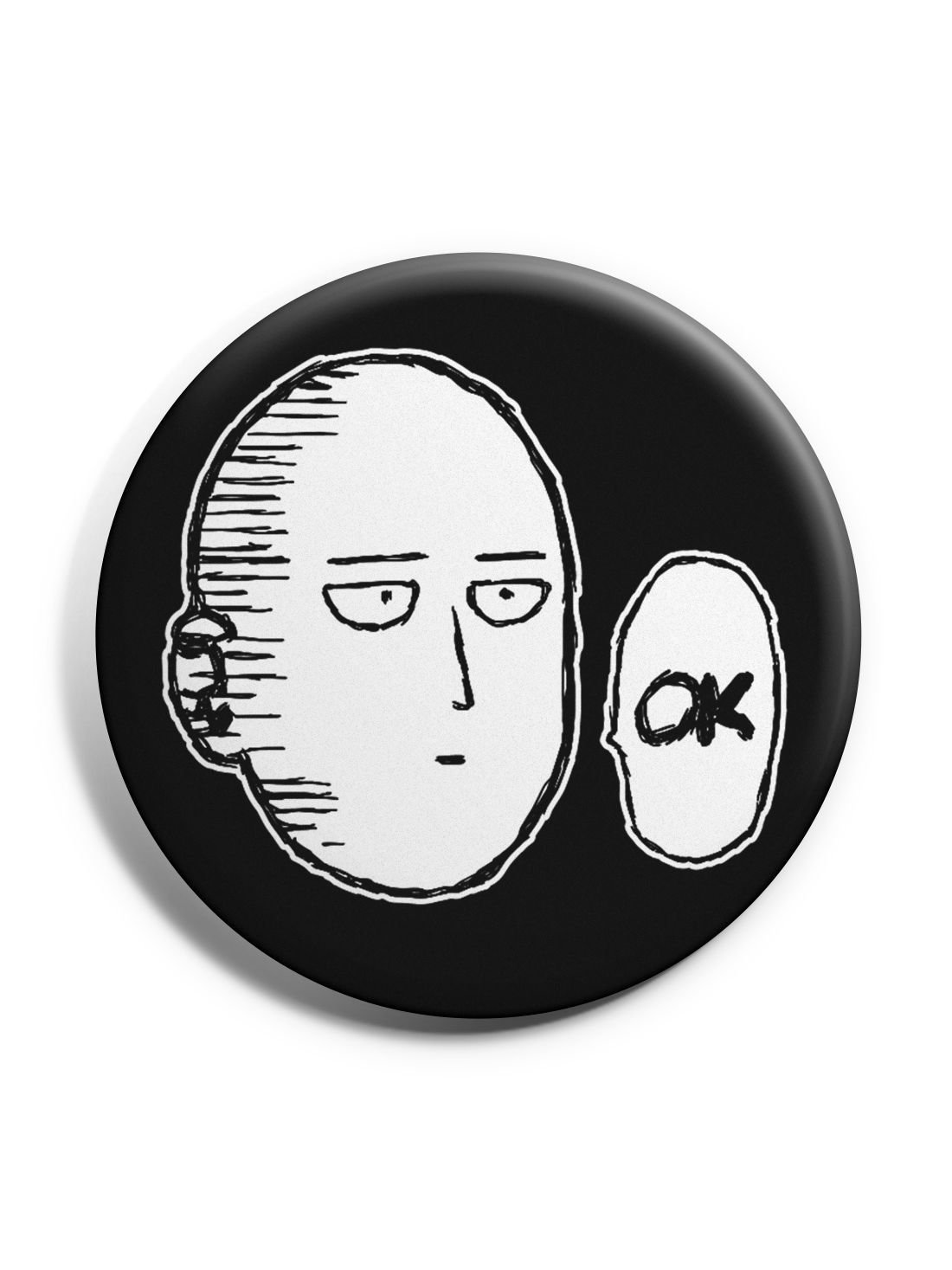 Anime Ok Saitama Badge - ComicSense