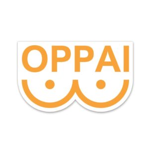 Oppai Sticker Anime Stickers by ComicSense