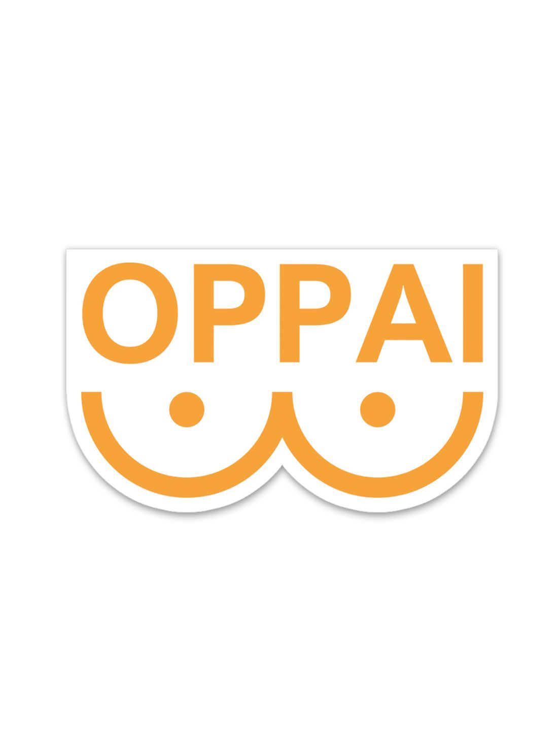 Oppai Sticker Anime Stickers by ComicSense