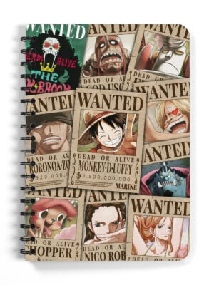Wanted Pirates Spiral Sketchbook
