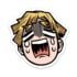 Anime Crying Zenitsu Sticker - ComicSense