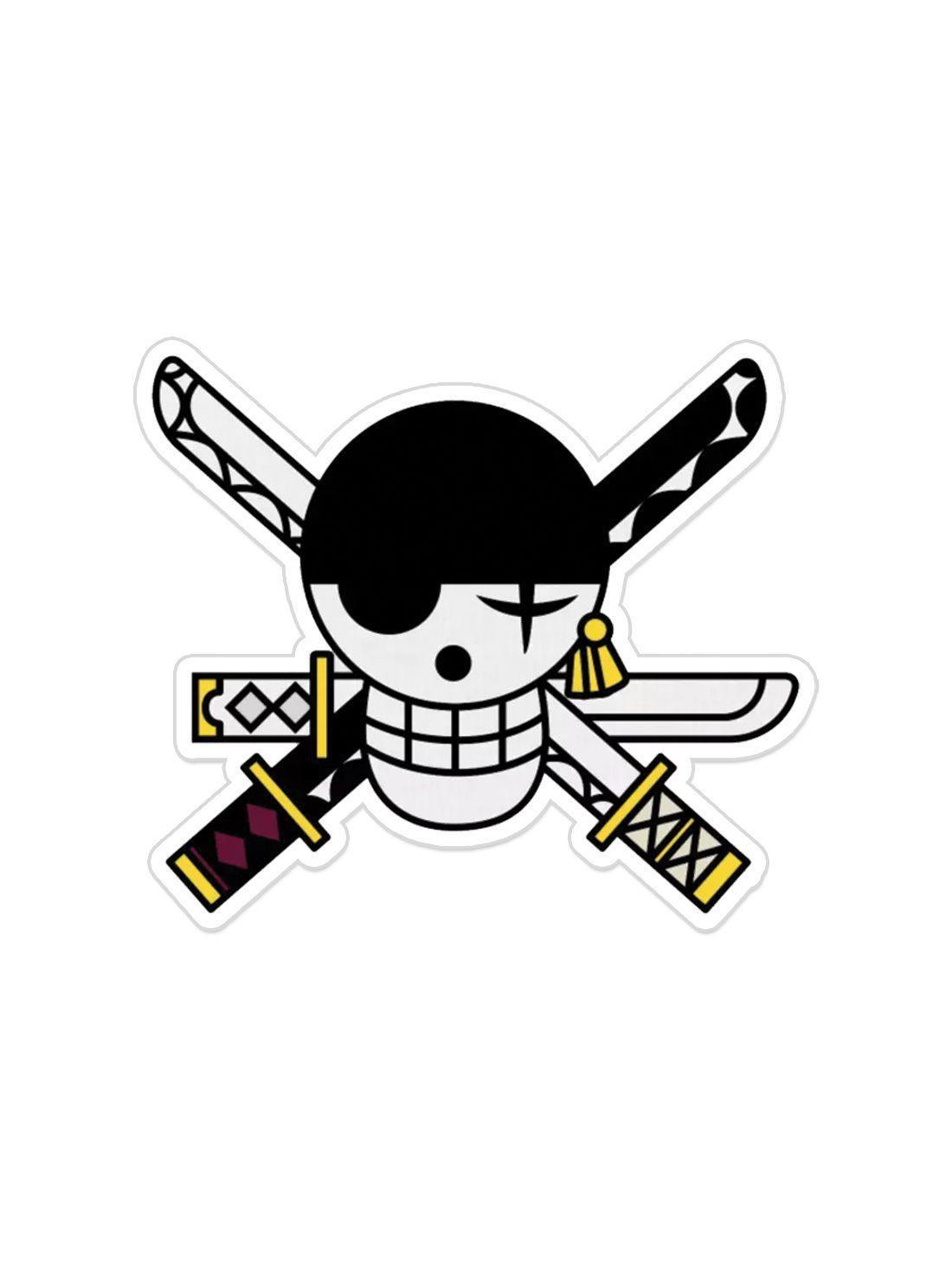 Anime Roronoa Zoro Logo Sticker - ComicSense