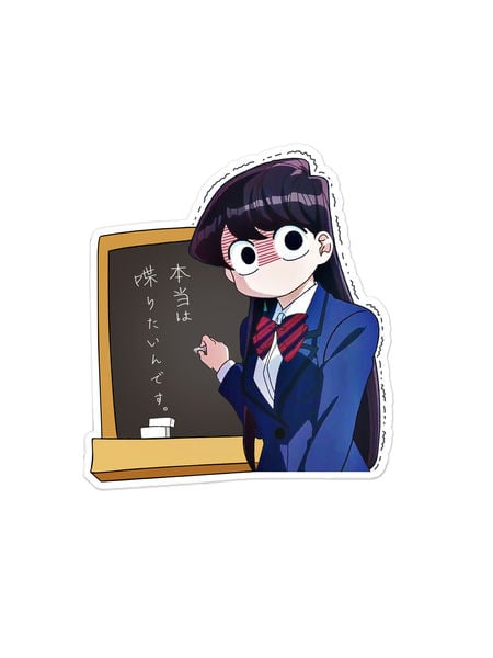 komisaan_sticker_comicsense Komi-san Sticker