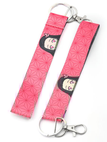 nezuko1_comicsense Nezuko Kawaii Lanyard Keychain