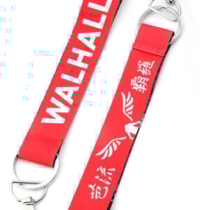 Thunder Pattern Lanyard Keychain