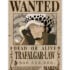 Trafalgar D Law Wanted Bounty Poster