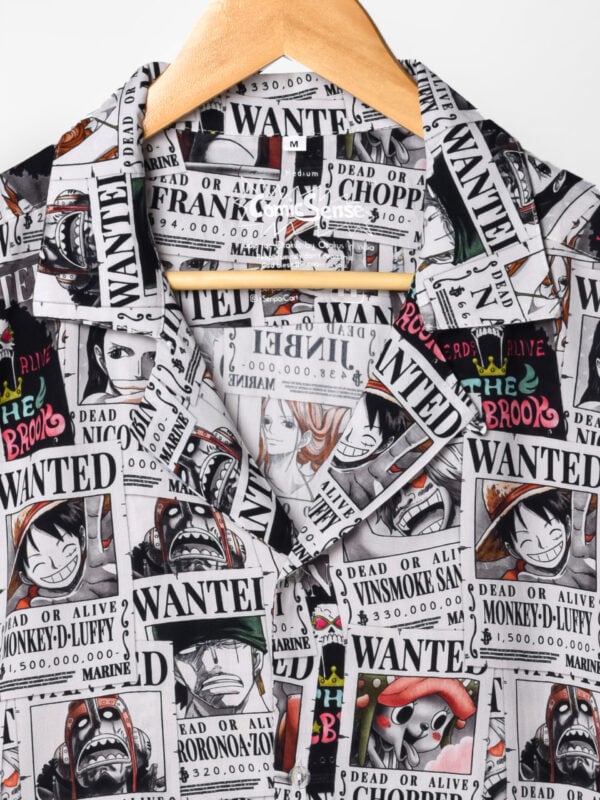 Wanted Pirates Hawaiian Shirt Manga Version (Oversize Kimono Fit)