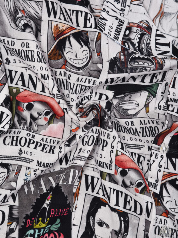 Wanted Pirates Hawaiian Shirt Manga Version (Oversize Kimono Fit)