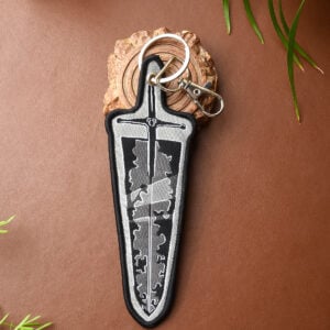 High Voltage Woven Keychain