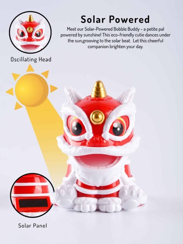 Flok Lion Solar Bobblehead