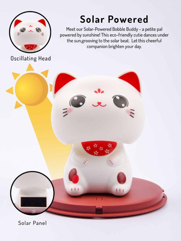 Kawaii Neko Solar Bobblehead