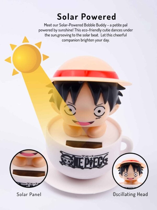 Pirate in Cup Solar Bobblehead
