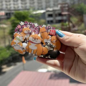 SHIBA INU FRIDGE MAGNET COMICSENSE