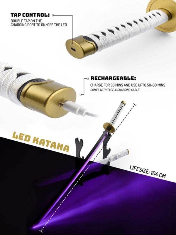 Pirate Hunter LED Katana: Wado Ichimonji