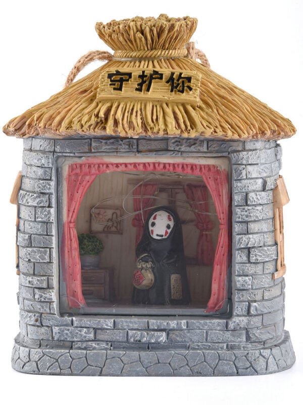 no_face_home_lamp_grey_listing (1)_comicsense Lonely Spirit Hut Lamp