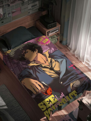 Space_cowboy_tapestry_comicsense Space Cowboy Bed Sheet