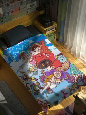 Future Island Bed Sheet