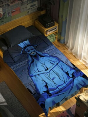 Statue of God Bed Sheet