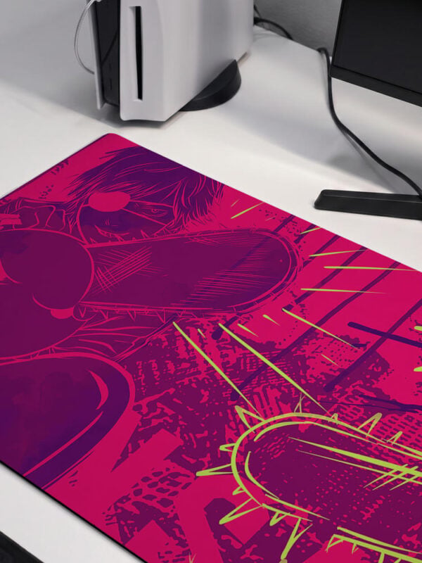 Chainsaw Graffiti Deskmat