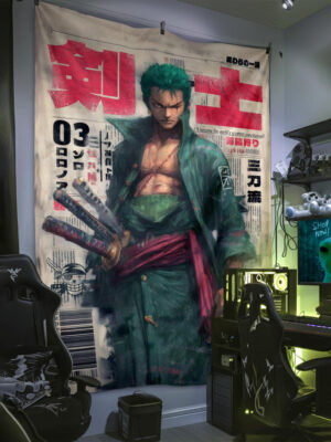 Santoryu Warrior Tapestry