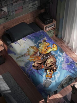 Thunder Warrior tapestry 5_comicsense_tapestry Thunder Warrior Bed Sheet
