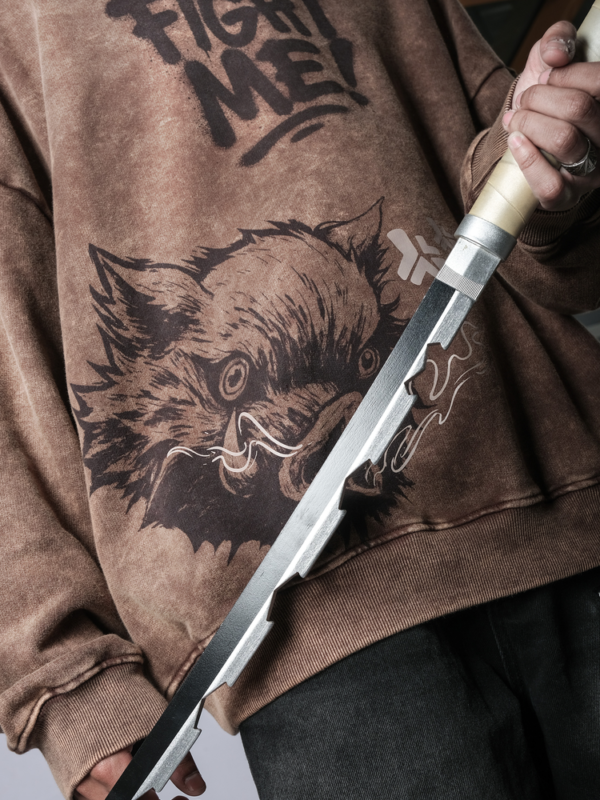 Inusuke-Hoodie_Listing5_Comicsense_Abhishek_Comicsense Boar Head Sweatshirt (Coffee)