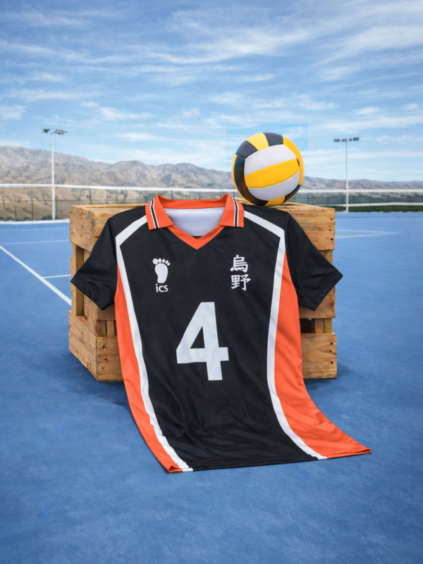 Karasuno_4_AI_Listing6_Abhishek_comicsense Karasuno - 4 Jersey