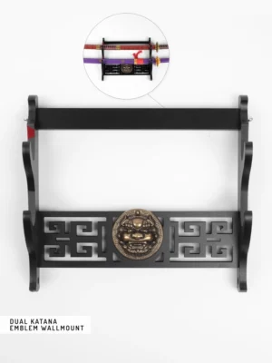 Dual Katana Emblem Wallmount