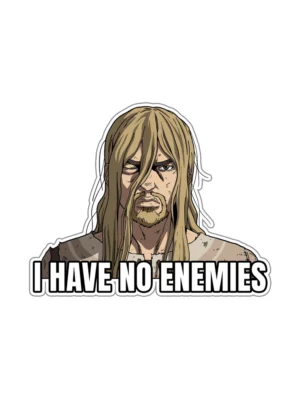 NO ENEMIES_listing_comicsense No Enemies Sticker