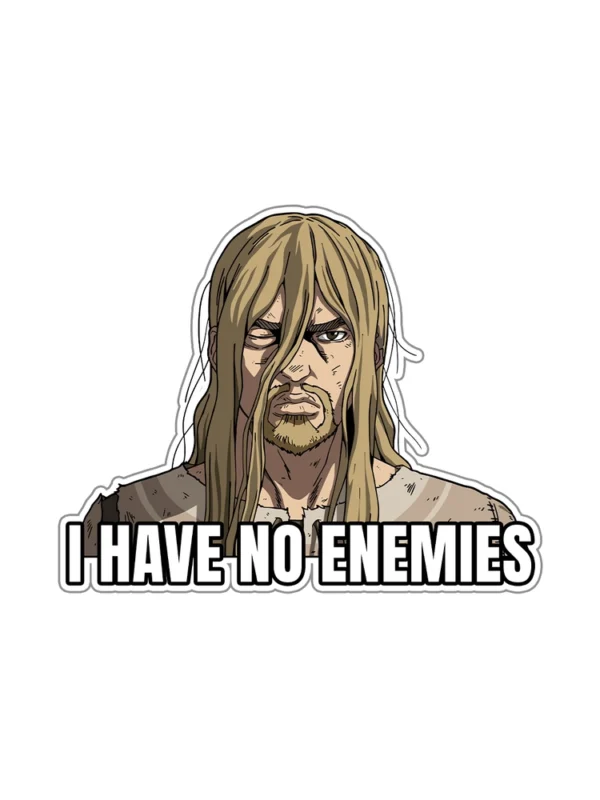 NO ENEMIES_listing_comicsense No Enemies Sticker