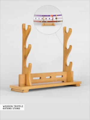 Wooden Tripple Katana Stand