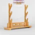 Wooden Tripple Katana Stand