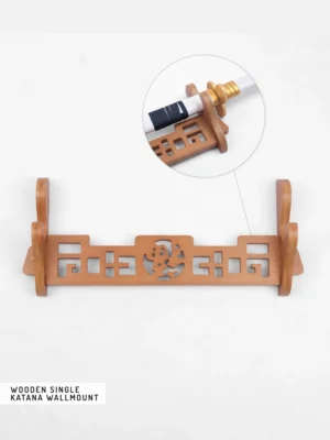Wooden Single Katana Wallmount