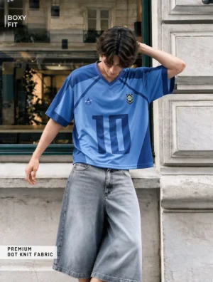 bluelock 10 front.jpg (1)_comicsense Blue Lock-10 Jersey (Boxy Fit)
