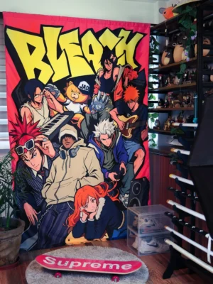 karakura clubhouse Tapestry Listing (3)_comicsense Karakura Clubhouse Tapestry